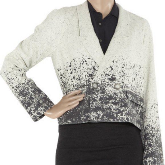 $1680 JASON WU RUNWAY WOOL BLEND SHORT COAT*8 - Picture 3 of 8